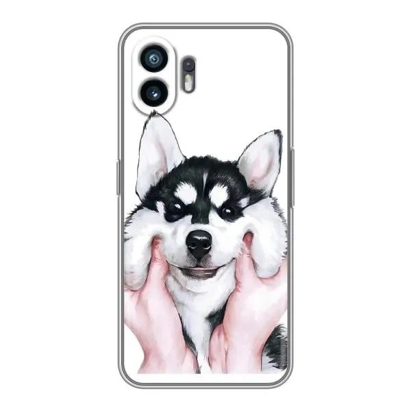 Чехол с принтом «Хаски улыбака» для Nothing Phone 2 Чехол с принтом «Хаски улыбака» для Nothing Phone 2