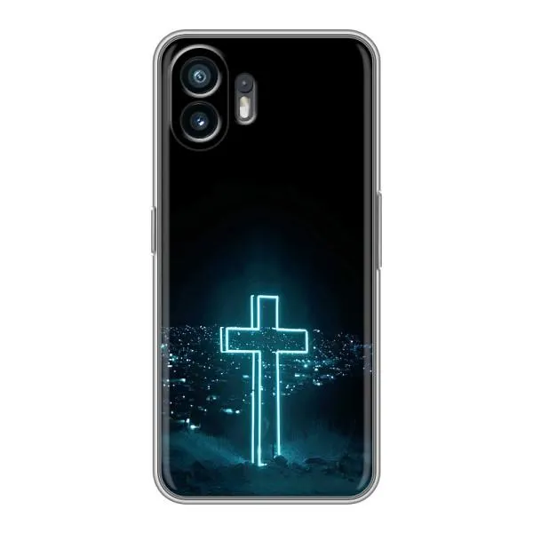 Чохол з принтом «Хрест і місто» для Nothing Phone 2