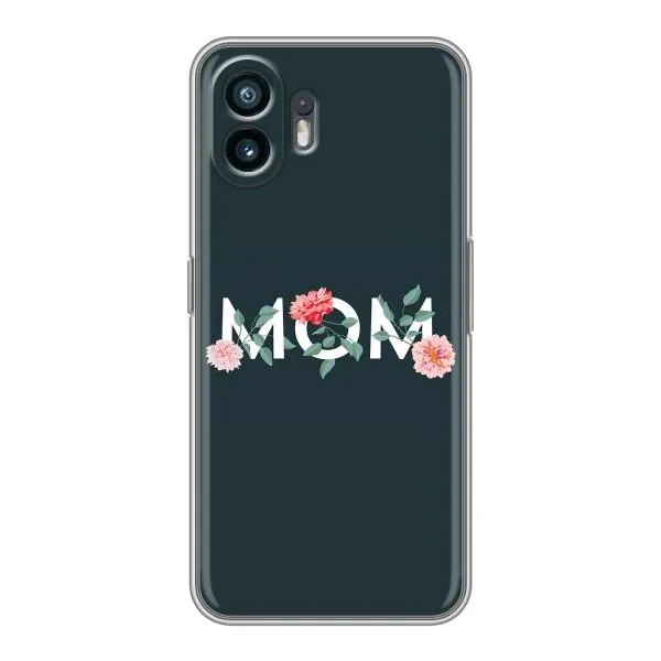 Чехол с принтом «Mom дизайн» для Nothing Phone 2