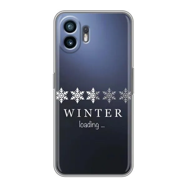 Чехол с принтом «Winter loading» для Nothing Phone 2