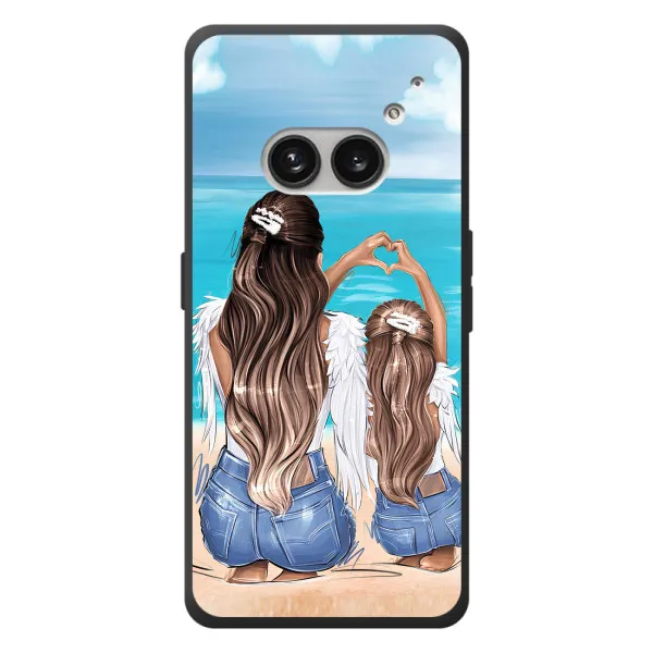 Чохол з принтом «Мама з донькою» для Nothing Phone (2a) Plus
