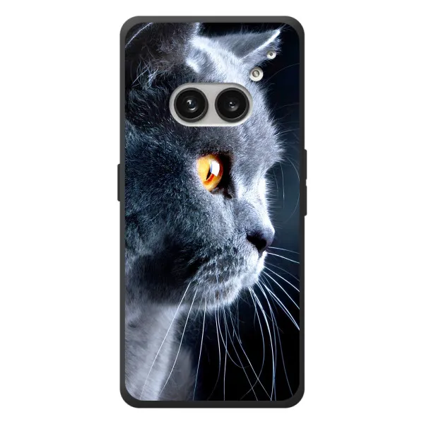 Чехол с принтом «Серый Кот» для Nothing Phone (2a) Plus
