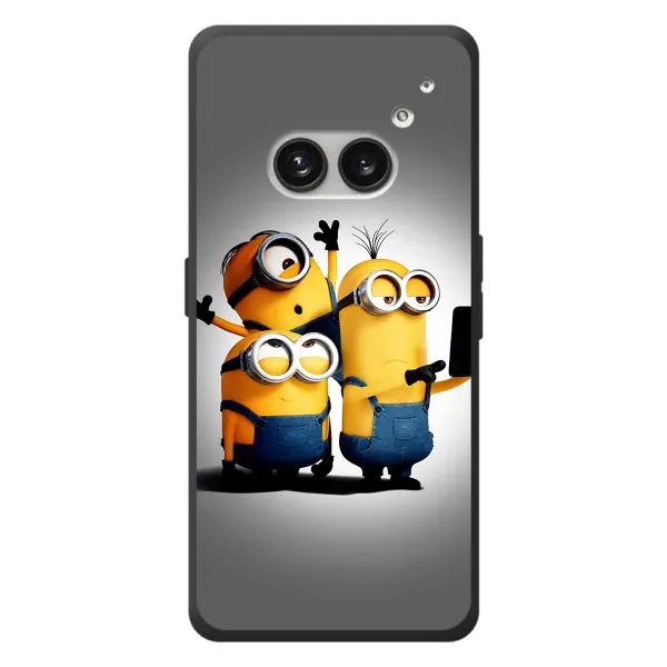 Чехол с принтом «Три миньона» для Nothing Phone (2a) Plus Чехол с принтом «Три миньона» для Nothing Phone (2a) Plus