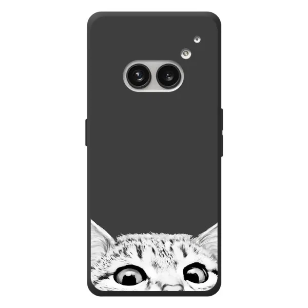 Чехол с принтом «Выглядывает кот» для Nothing Phone (2a) Plus Чехол с принтом «Выглядывает кот» для Nothing Phone (2a) Plus