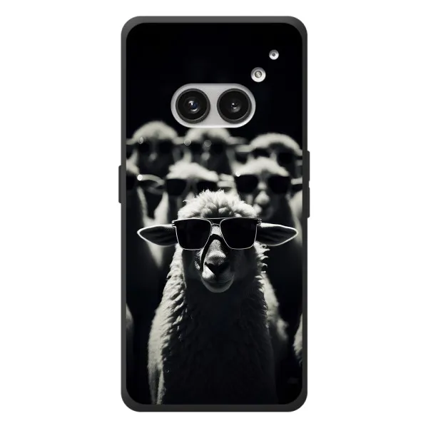 Чехол с принтом «Овечка в очках» для Nothing Phone (2a) Plus