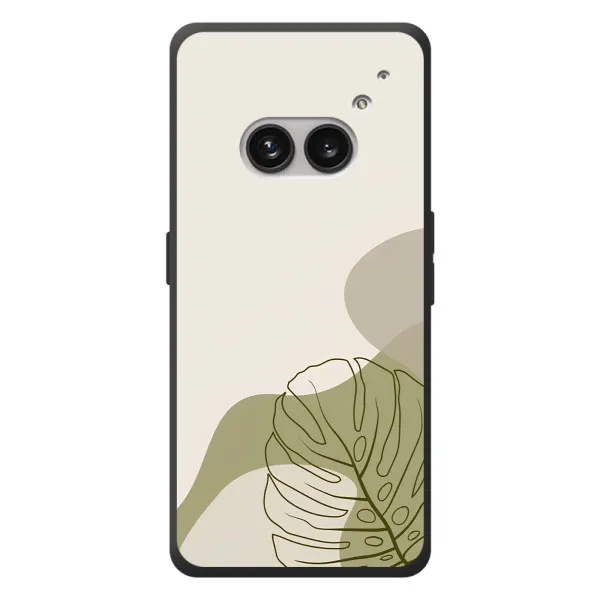 Чехол с принтом «Зеленая монстера дизайн» для Nothing Phone (2a) Plus