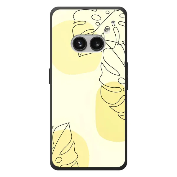 Чехол с принтом «Желтая монстера арт» для Nothing Phone (2a) Plus