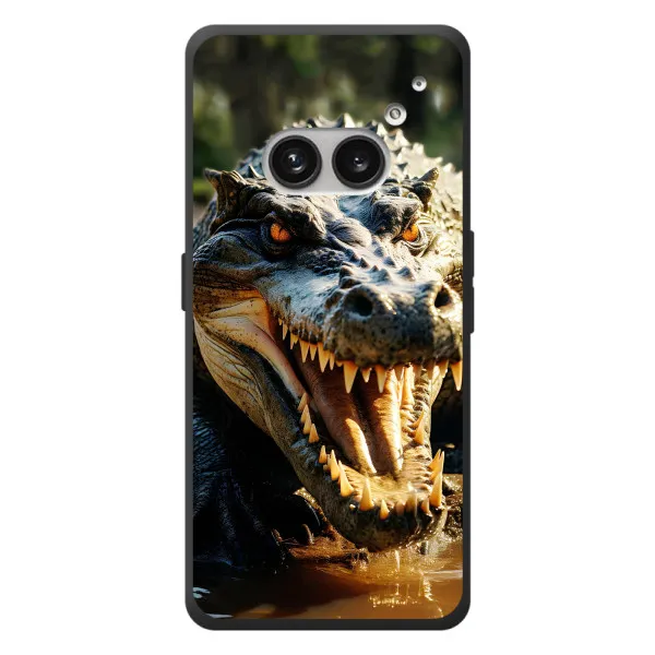 Чехол с принтом «Опасный крокодил» для Nothing Phone (2a) Plus