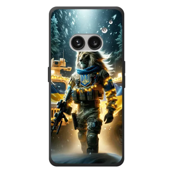 Чехол с принтом «ЛЕВ ЗСУ» для Nothing Phone (2a) Plus Чехол с принтом «ЛЕВ ЗСУ» для Nothing Phone (2a) Plus