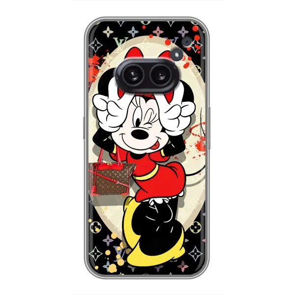Чехол с принтом «Минни peace» для Nothing Phone 2a Чехол с принтом «Минни peace» для Nothing Phone 2a
