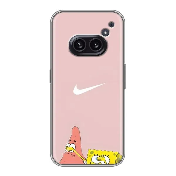 Чехол с принтом «Патрик и Губка» для Nothing Phone 2a
