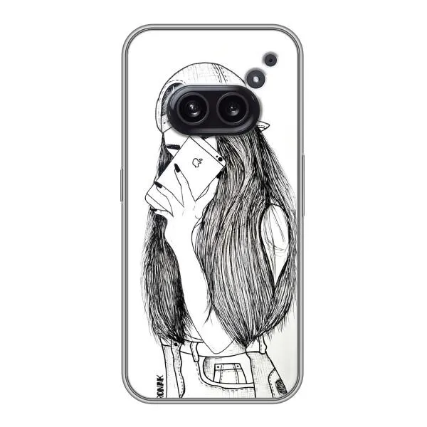 Чехол с принтом «Фото девочки» для Nothing Phone 2a