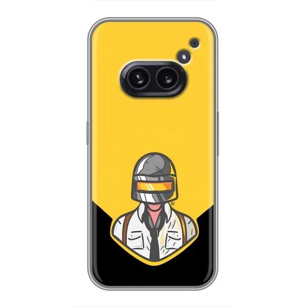 Чехол с принтом «Пабг в шлеме» для Nothing Phone 2a