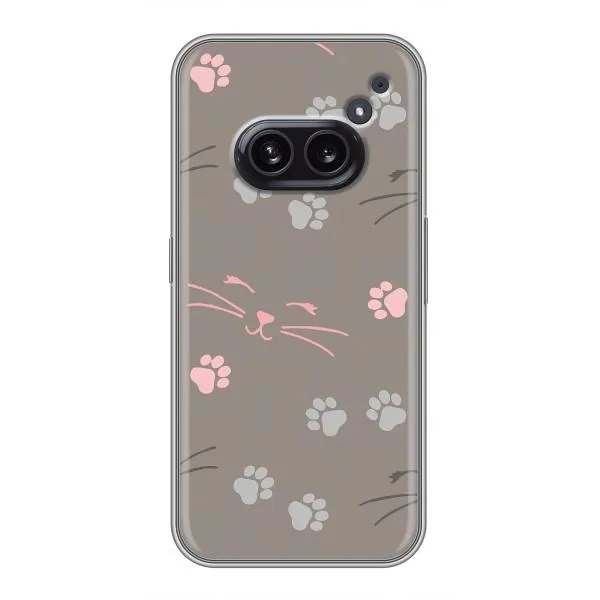 Чехол с принтом «Лапы и усы» для Nothing Phone 2a Чехол с принтом «Лапы и усы» для Nothing Phone 2a