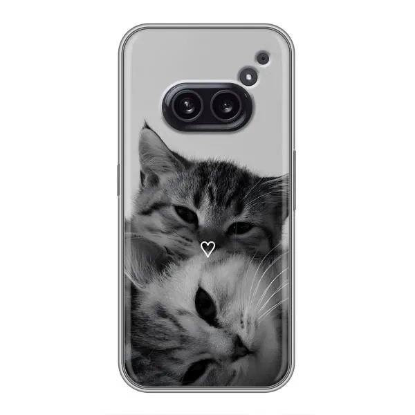 Чехол с принтом «Пара котов» для Nothing Phone 2a Чехол с принтом «Пара котов» для Nothing Phone 2a