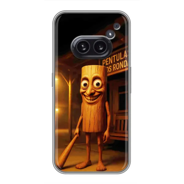 Чехол с принтом «Тунг тунг сахур» для Nothing Phone 2a
