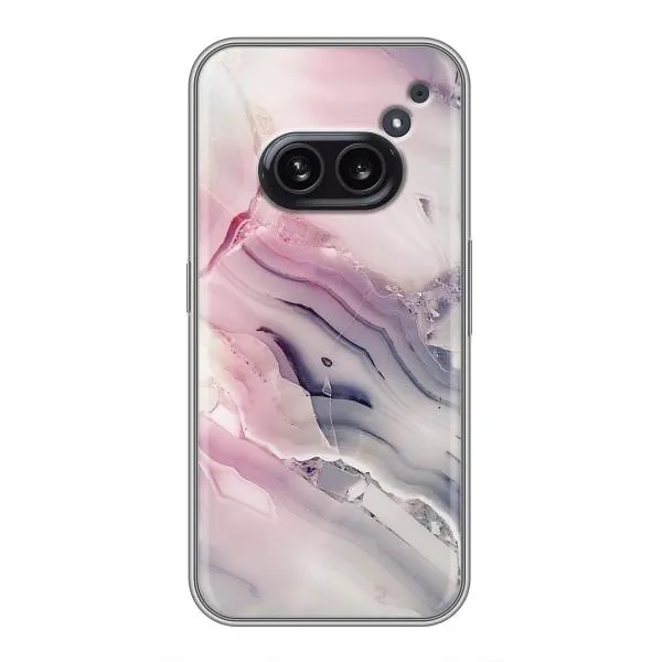 Чехол с принтом «Пурпурный Мрамор» для Nothing Phone 2a