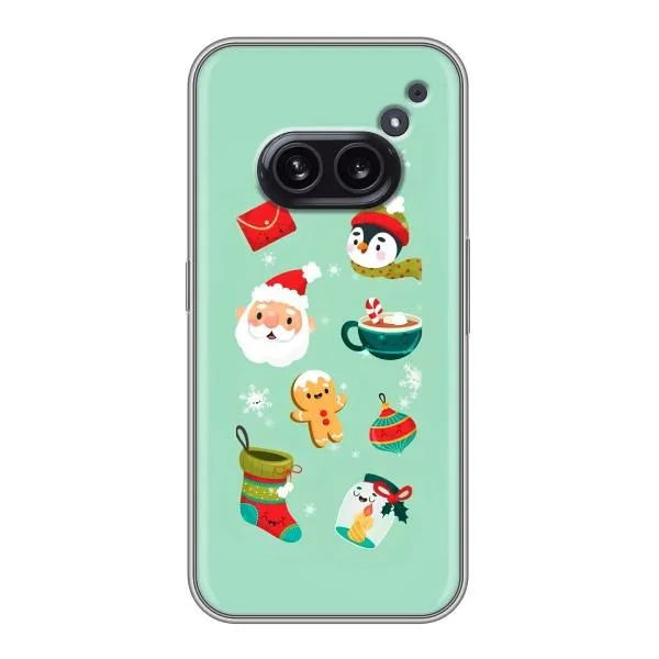 Чехол с принтом «Настроение НГ» для Nothing Phone 2a Чехол с принтом «Настроение НГ» для Nothing Phone 2a