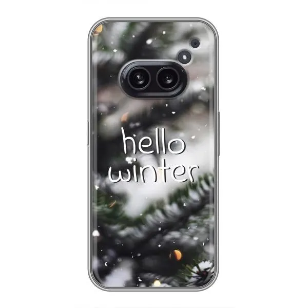Чехол с принтом «Hello winter» для Nothing Phone 2a