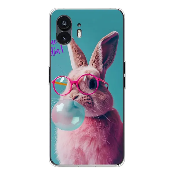 Чехол с принтом «Кролик в очках» для Nothing Phone 3