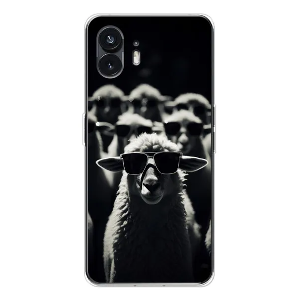 Чехол с принтом «Овечка в очках» для Nothing Phone 3