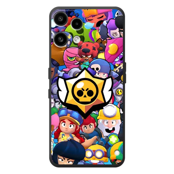 Чехол с принтом «Лого Brawl Stars» для Nothing Phone (3a) Lite