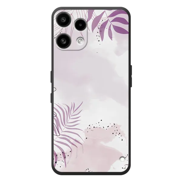 Чехол с принтом «Фиолетовые листья» для Nothing Phone (3a) Lite