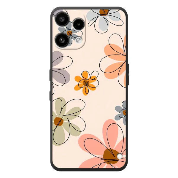 Чехол с принтом «Разноцветные цветы» для Nothing Phone (3a) Lite