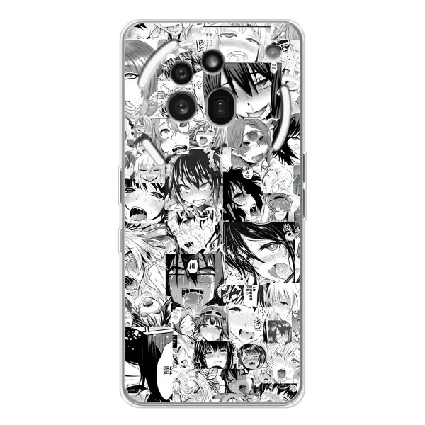 Чехол с принтом «Ahegao manga» для Nothing Phone (3a) Pro