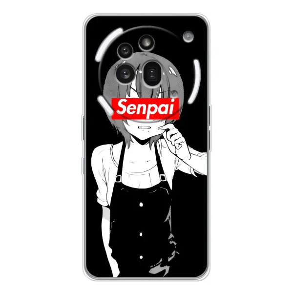 Чехол с принтом «Senpai» для Nothing Phone (3a) Pro