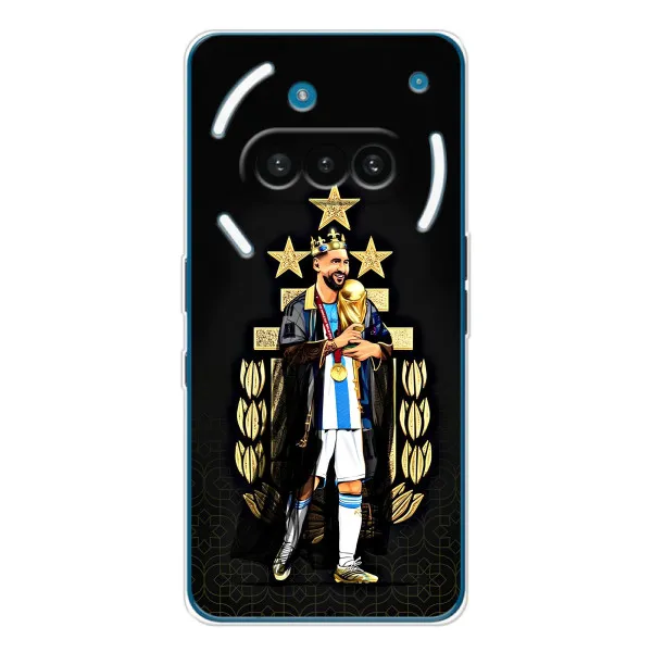 Чохол з принтом «Мессі Король» для Nothing Phone (3a)
