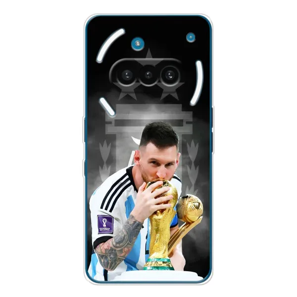 Чохол з принтом «Мессі Чемпіон» для Nothing Phone (3a)