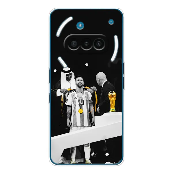 Чохол з принтом «Мессі коронований» для Nothing Phone (3a)