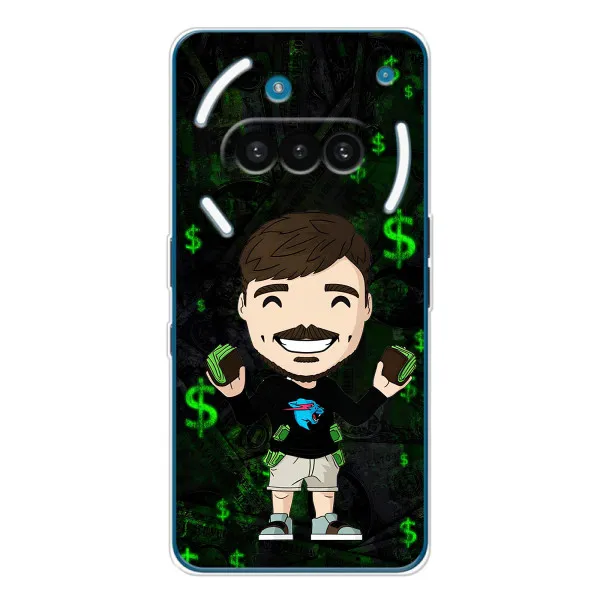 Чохол з принтом «Блогер Beast» для Nothing Phone (3a)
