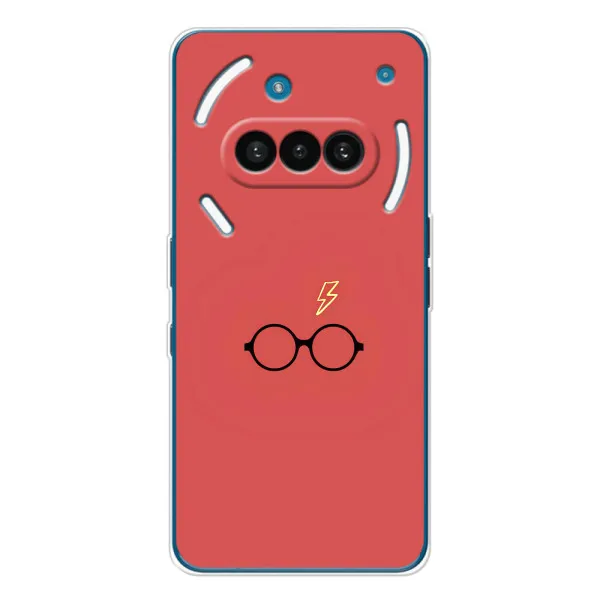 Чехол с принтом «шрам и очки» для Nothing Phone (3a) Чехол с принтом «шрам и очки» для Nothing Phone (3a)