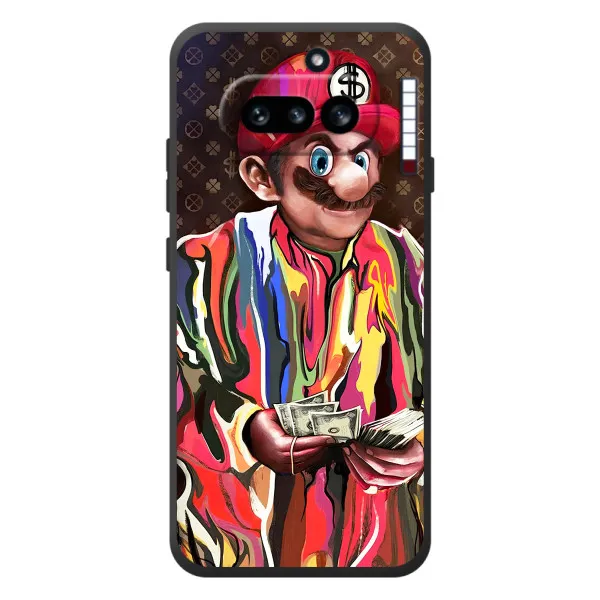 Чехол с принтом «Mario LV» для Nothing Phone (4a)