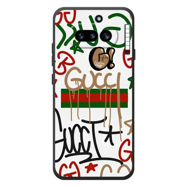 Чехол с принтом «Стиль GUUCI» для Nothing Phone (4a)