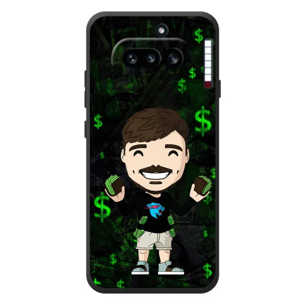 Чехол с принтом «Блогер Beast» для Nothing Phone (4a)