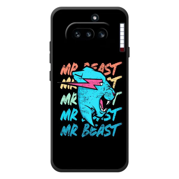 Чехол с принтом «logo Mr beast» для Nothing Phone (4a)