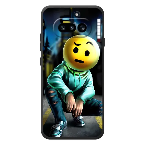 Чехол с принтом «Парень смайл» для Nothing Phone (4a)