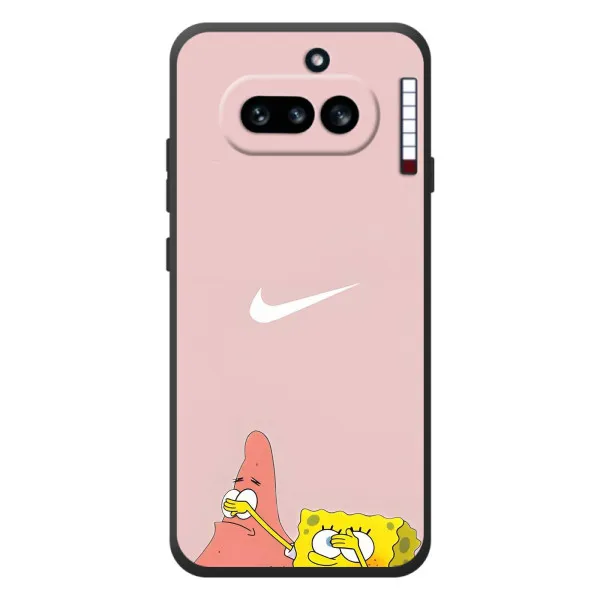 Чехол с принтом «Патрик и Губка» для Nothing Phone (4a)