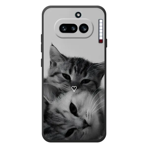 Чехол с принтом «Пара котов» для Nothing Phone (4a)