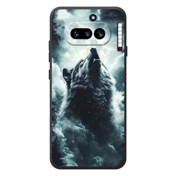 Чехол с принтом «Волк в облаках» для Nothing Phone (4a)