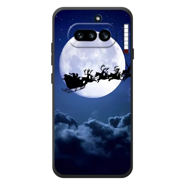 Чехол с принтом «Санта - луна» для Nothing Phone (4a) Чехол с принтом «Санта - луна» для Nothing Phone (4a)