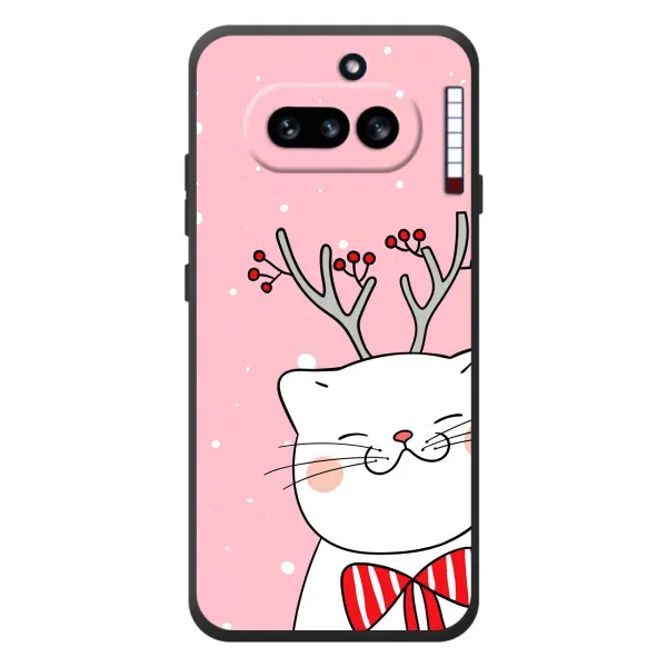 Чехол с принтом «Зимний кот» для Nothing Phone (4a) Чехол с принтом «Зимний кот» для Nothing Phone (4a)