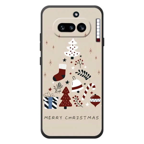 Чехол с принтом «Merry Christmas» для Nothing Phone (4a) Чехол с принтом «Merry Christmas» для Nothing Phone (4a)