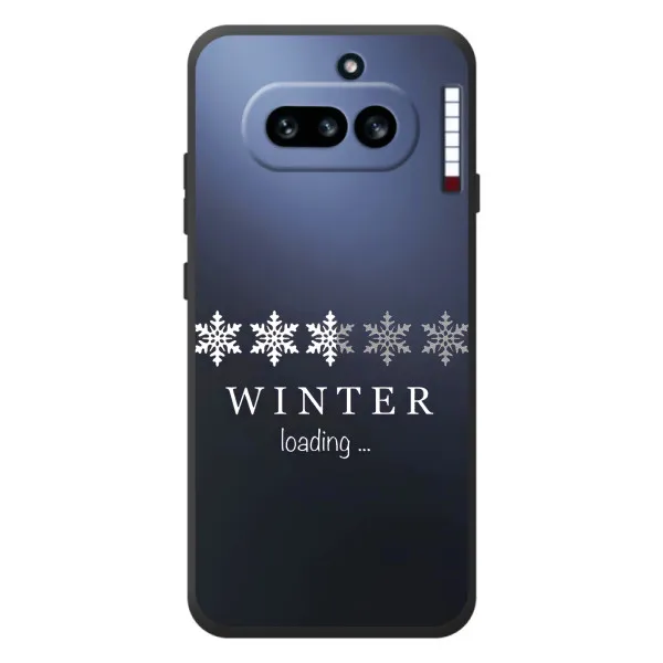 Чехол с принтом «Winter loading» для Nothing Phone (4a)