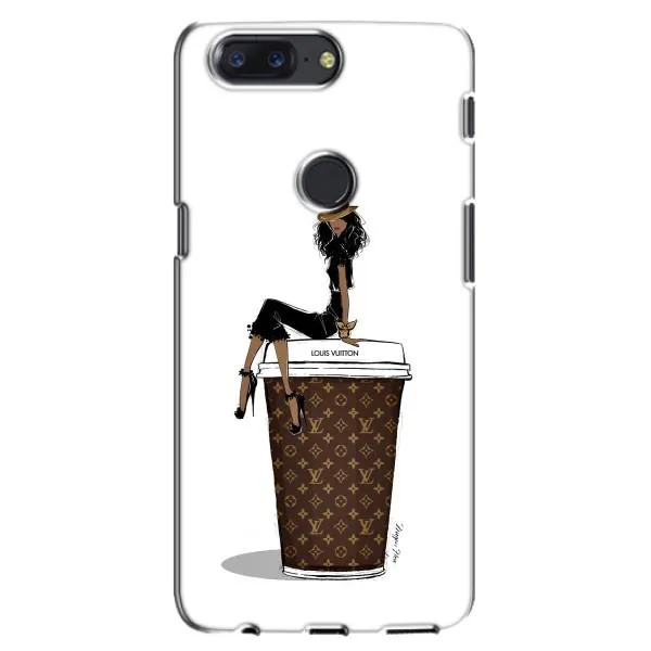 Чехол с принтом «кофе LOUIS VUITTON» для OnePlus 5T