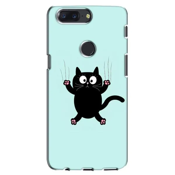 Чехол с принтом «Падающий кот» для OnePlus 5T