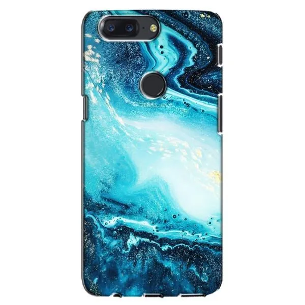 Чехол с принтом «Голубой мрамор» для OnePlus 5T
